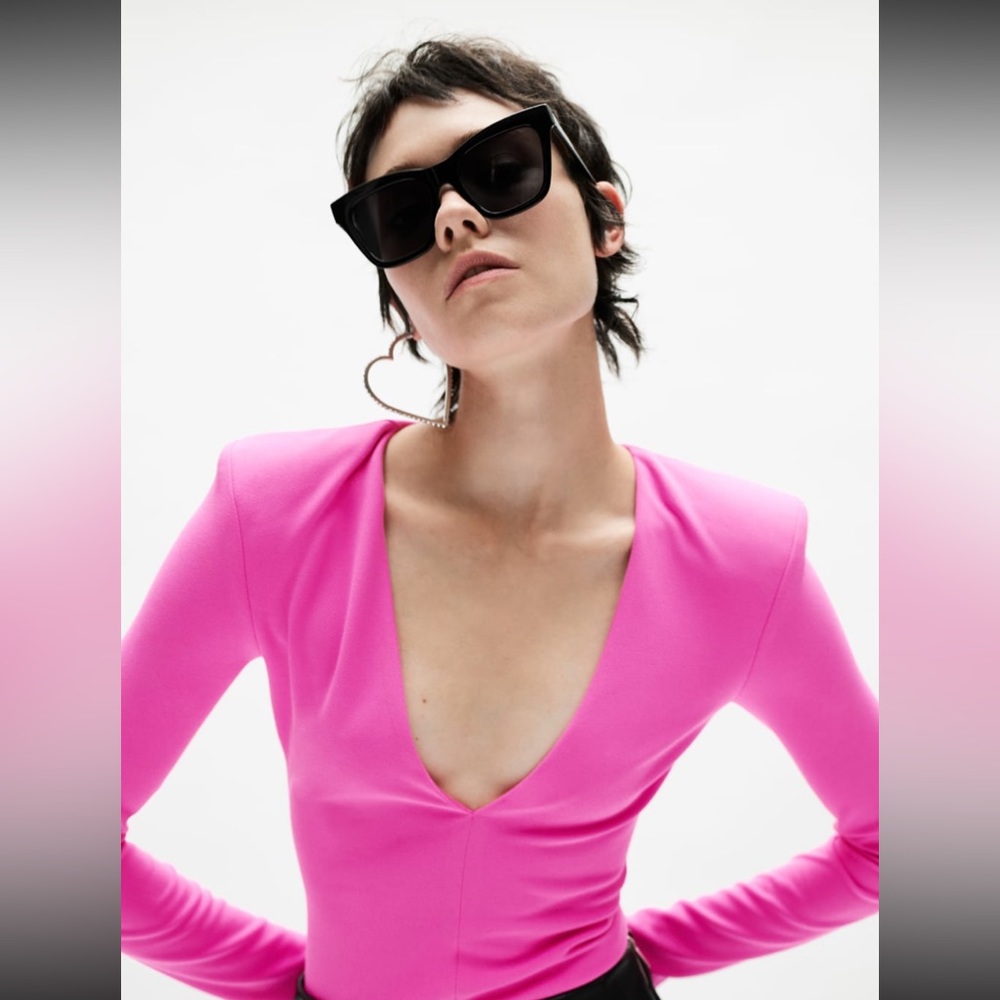 Zara pink bodysuit